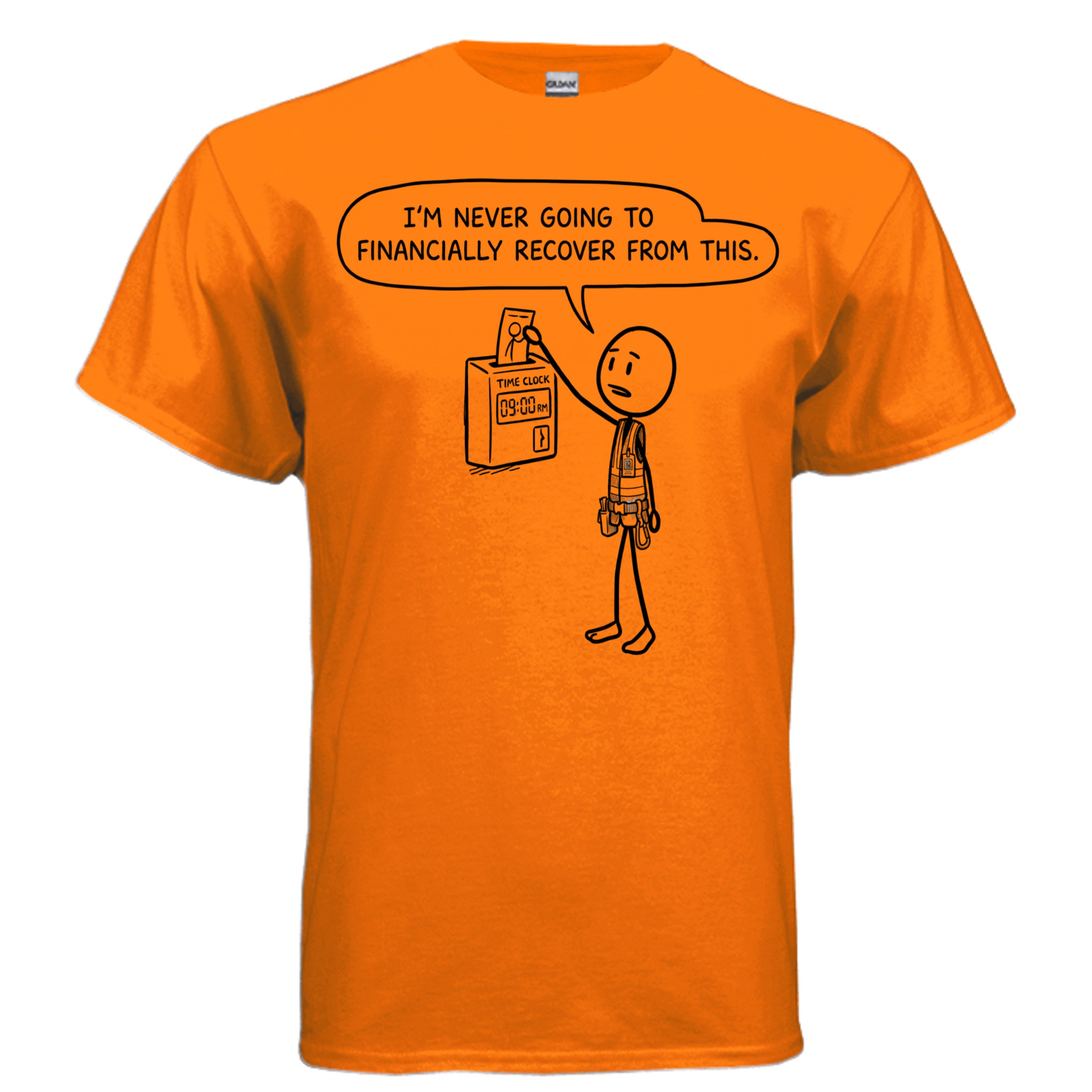 Safety Orange - G800 - FRONT